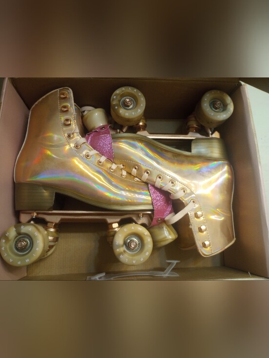 Impala Shoes - Impala Marawa Rose Gold Roller Skates With Box